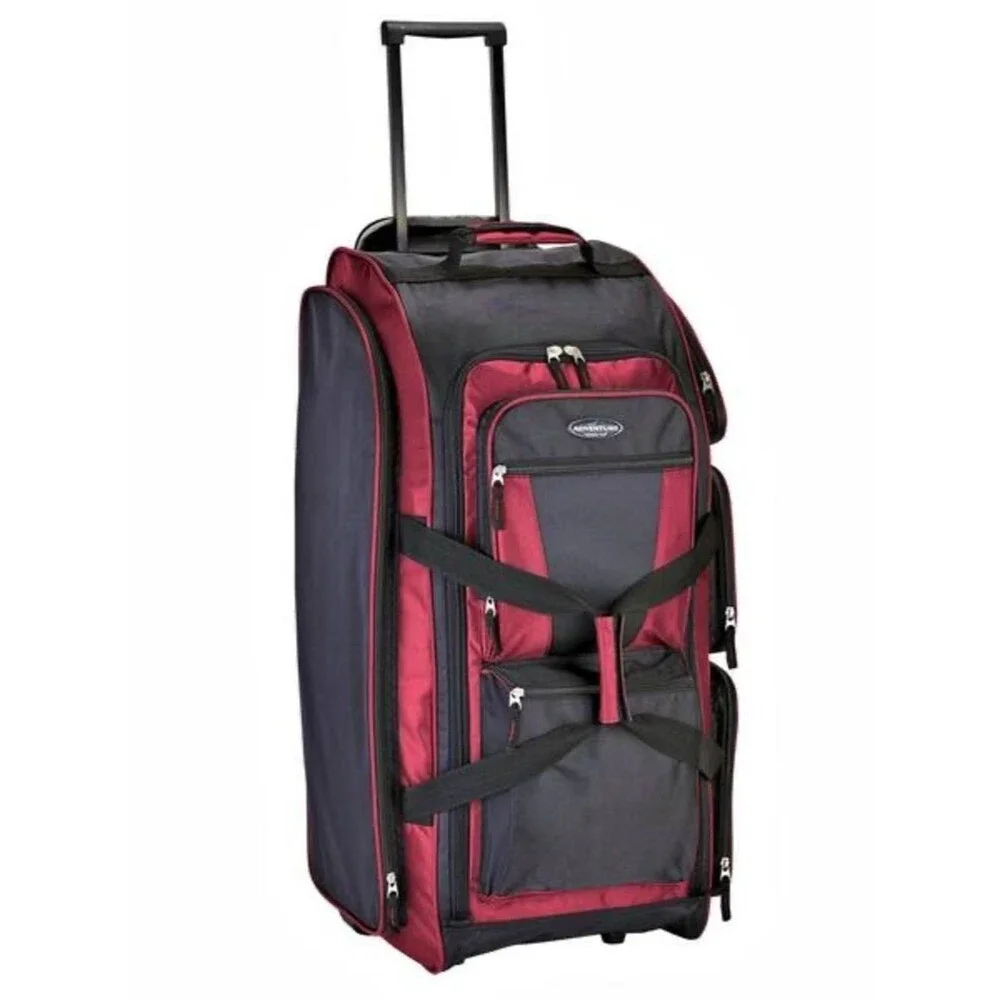 Travelers Club 30 in. Multi-Pocket Upright Rolling Duffel Bag luggage Handle